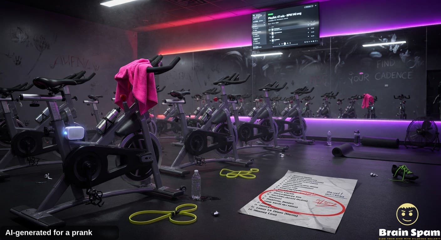 Participant reports strong playlist opinions after spin class session